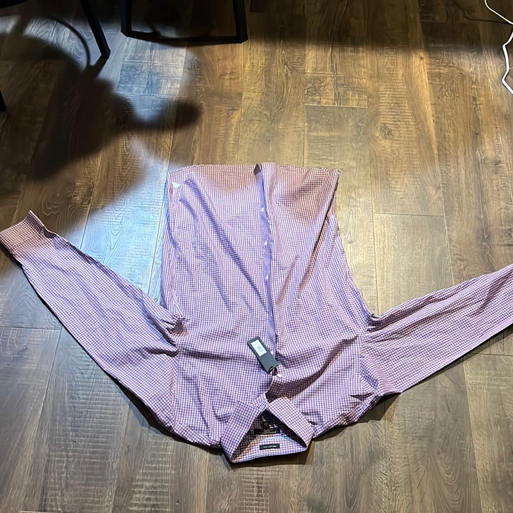 Banana Republic Grant Fit Pattern Dress Shirt NWT